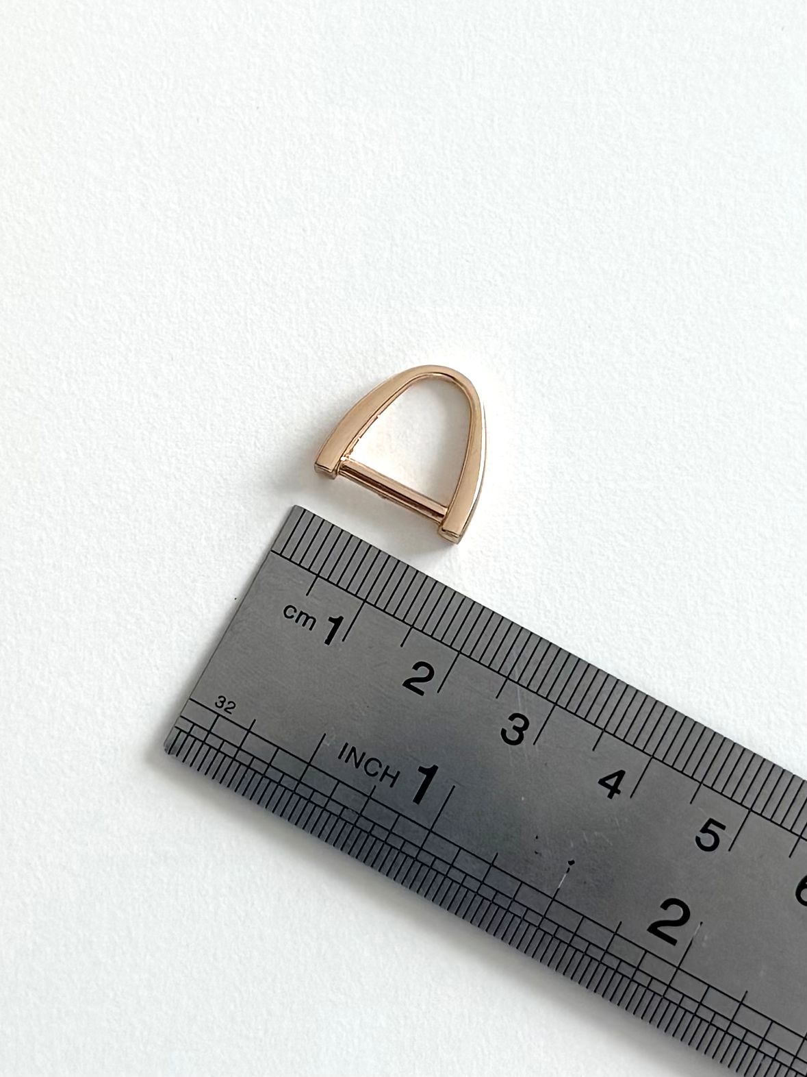 3/8" (10mm) Gold D-Rings