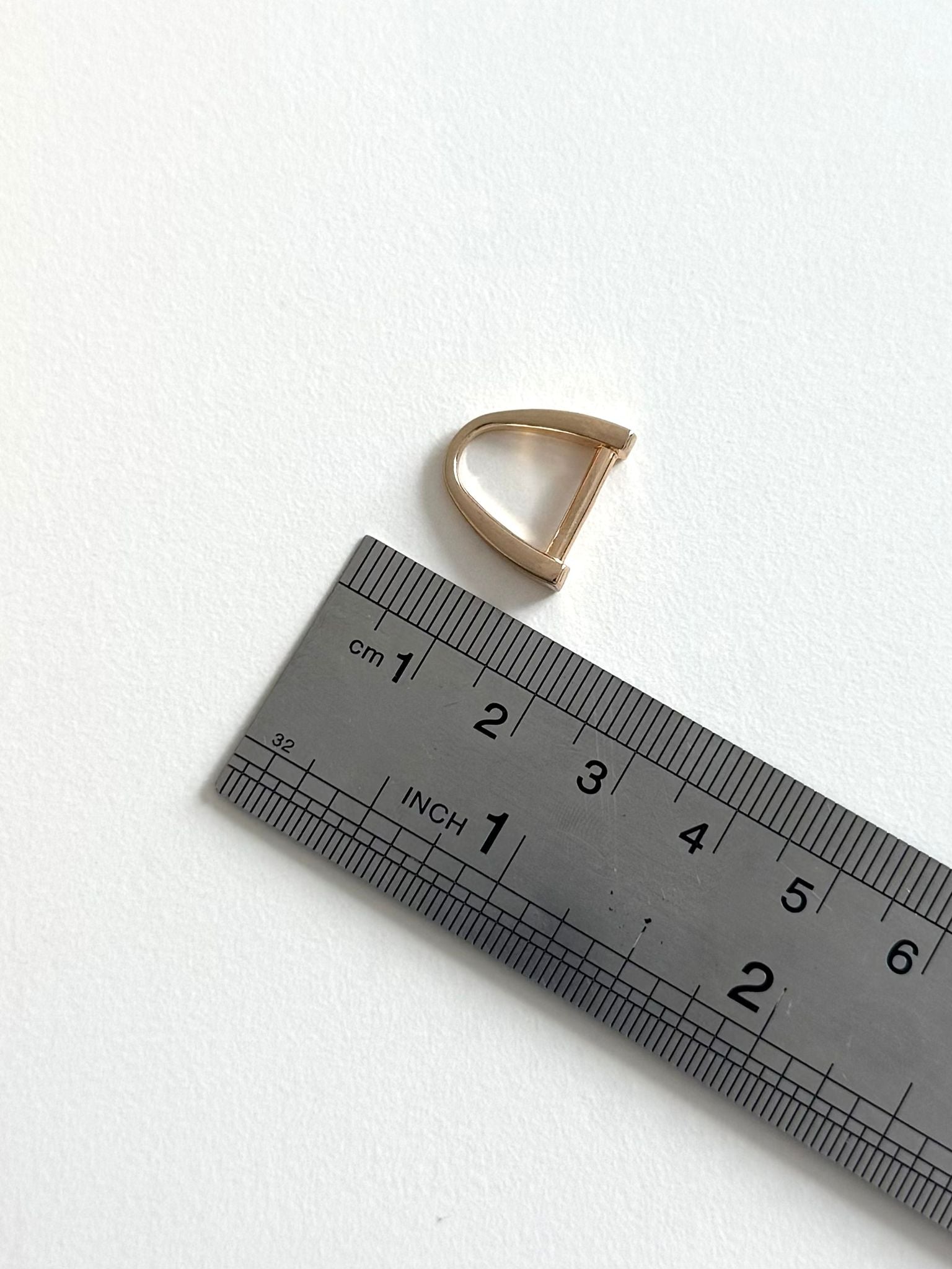 3/8" (10mm) Gold D-Rings
