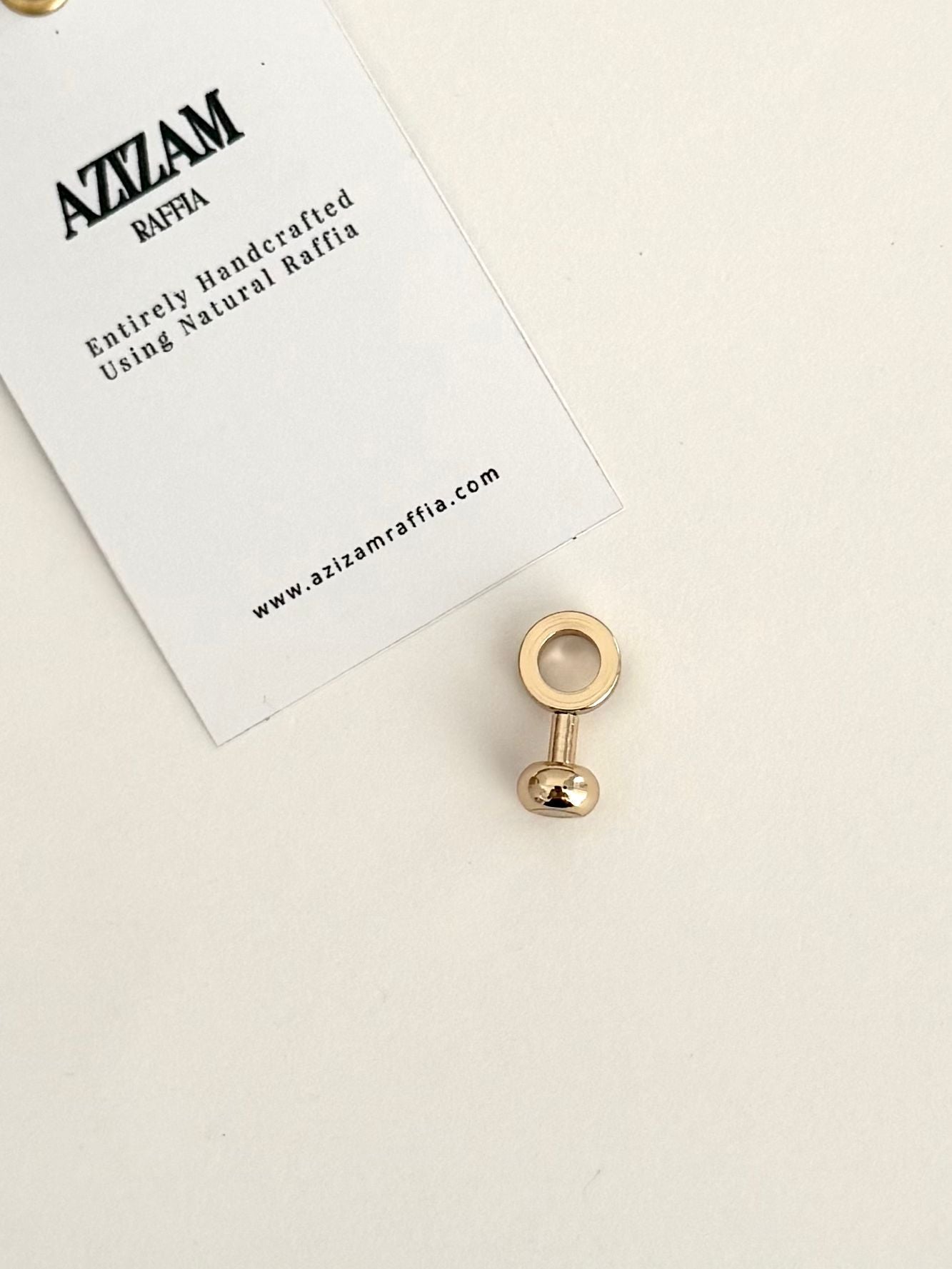 Gold Screw D-Ring Bag Chain Connector