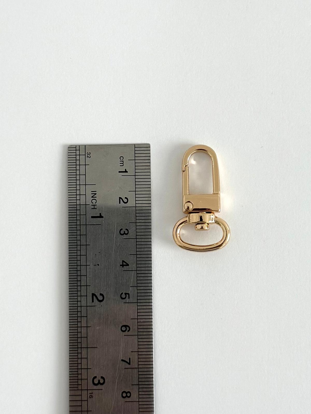 1/2 Inch (13mm) Gold Swivel Clasp