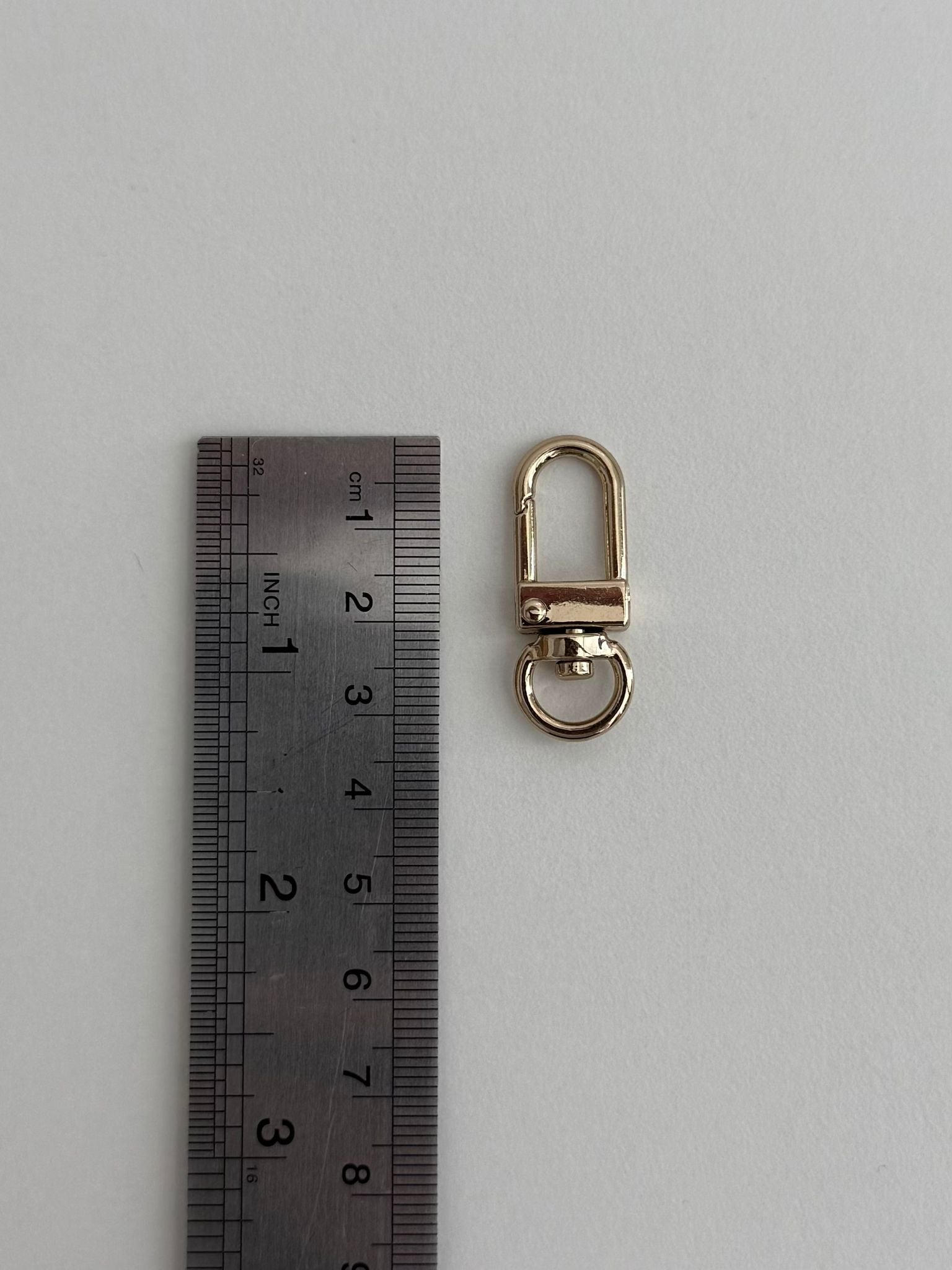 3/8" (10mm) Light Gold Swivel Clasp