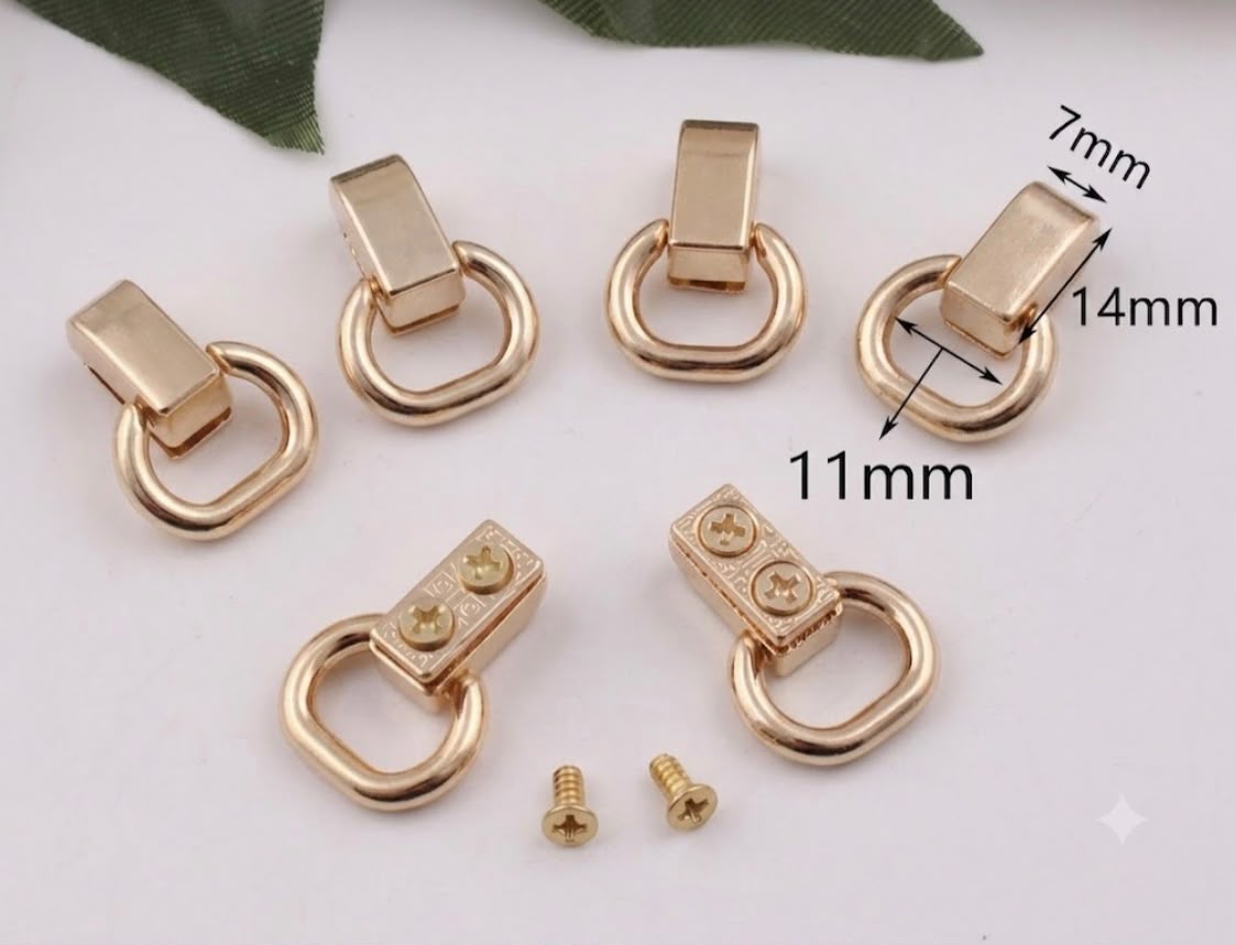 11mm Chain Connector – Light Gold