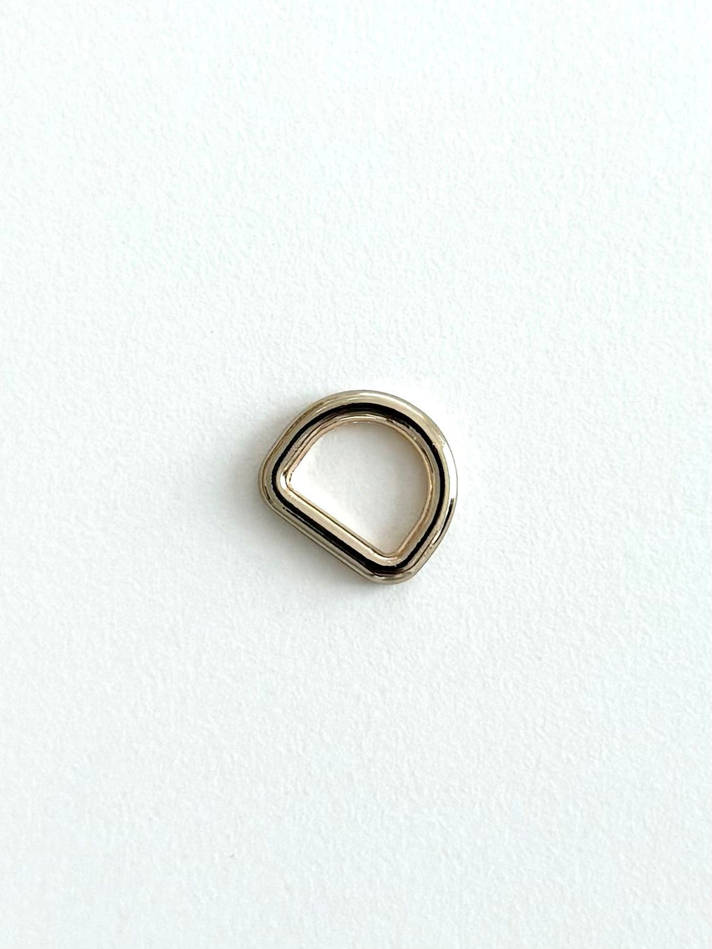 3/8" (10mm) Light Gold D-Rings
