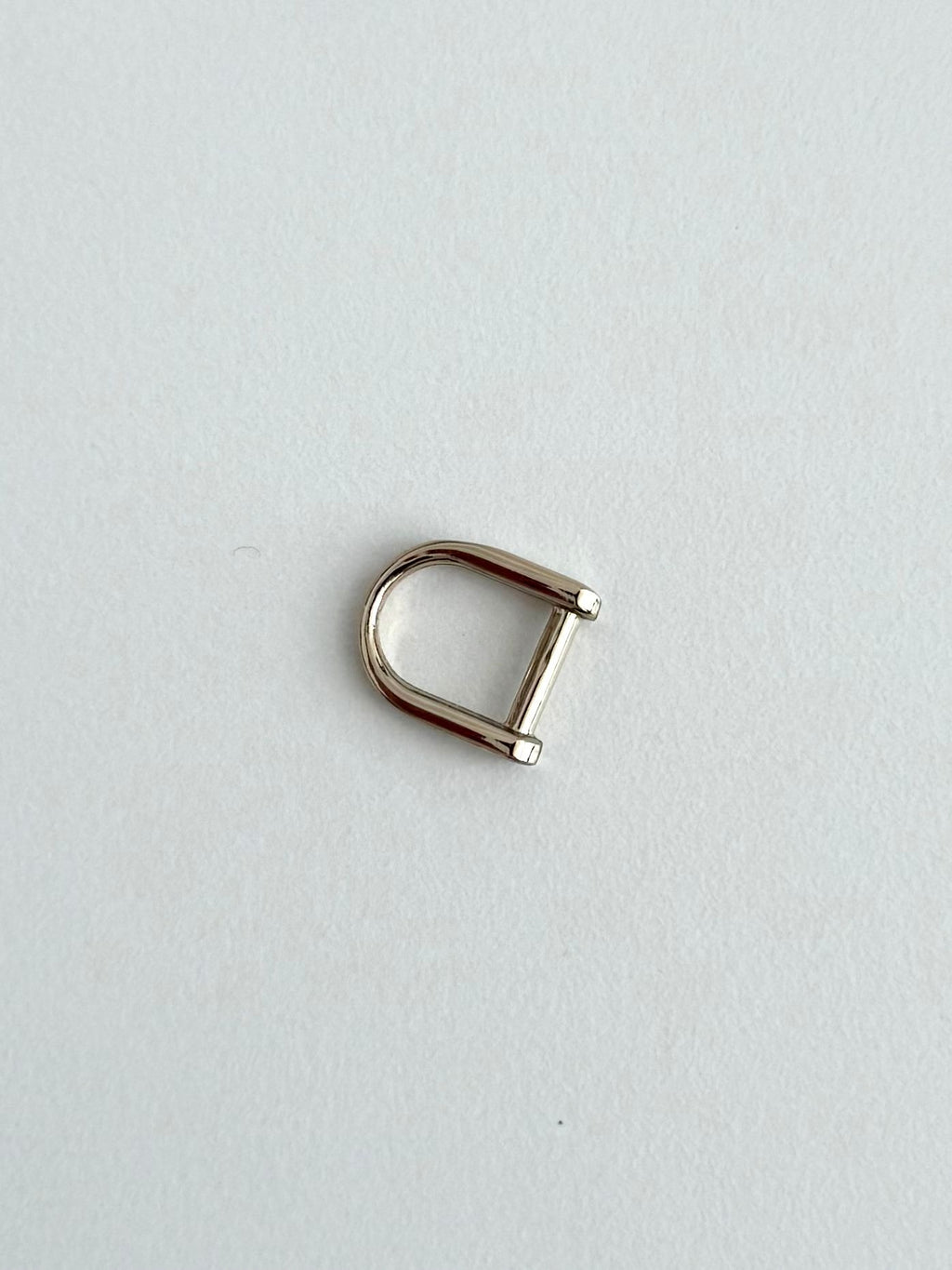 3/8" (9 mm) Light Gold D-Ring TALL
