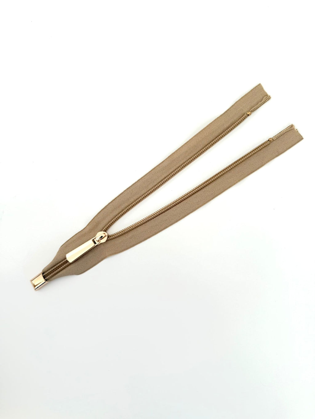 Light Gold & Khaki No. 5 Zipper