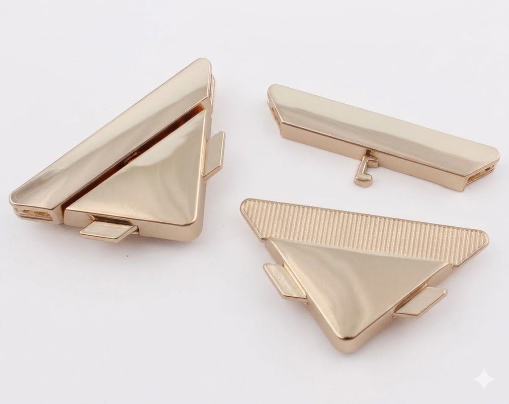 Metal Purse Lock – Light Gold