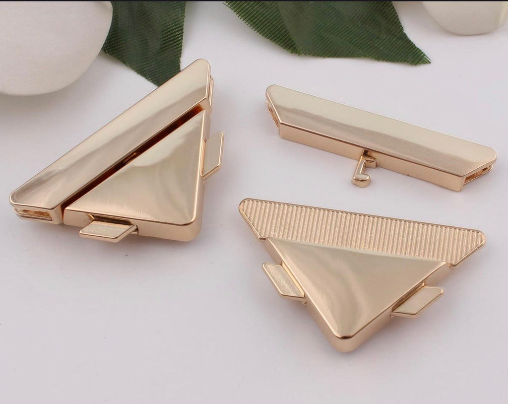 Metal Purse Lock – Light Gold