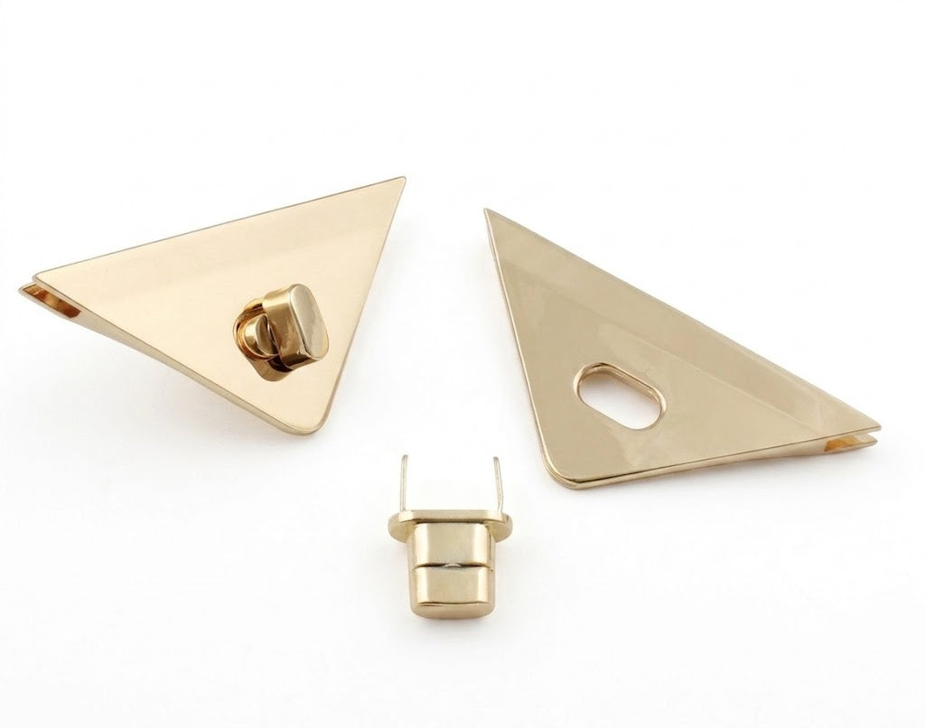 Purse Twist Lock – Gold