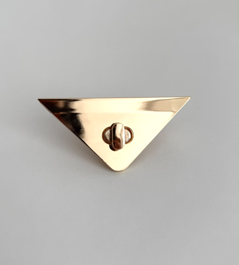 Purse Twist Lock – Gold